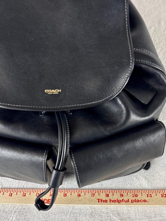 Coach Crosby Backpack in Black Natural Grain Leather main image 15